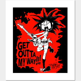 Get Outta My Way!!! Posters and Art